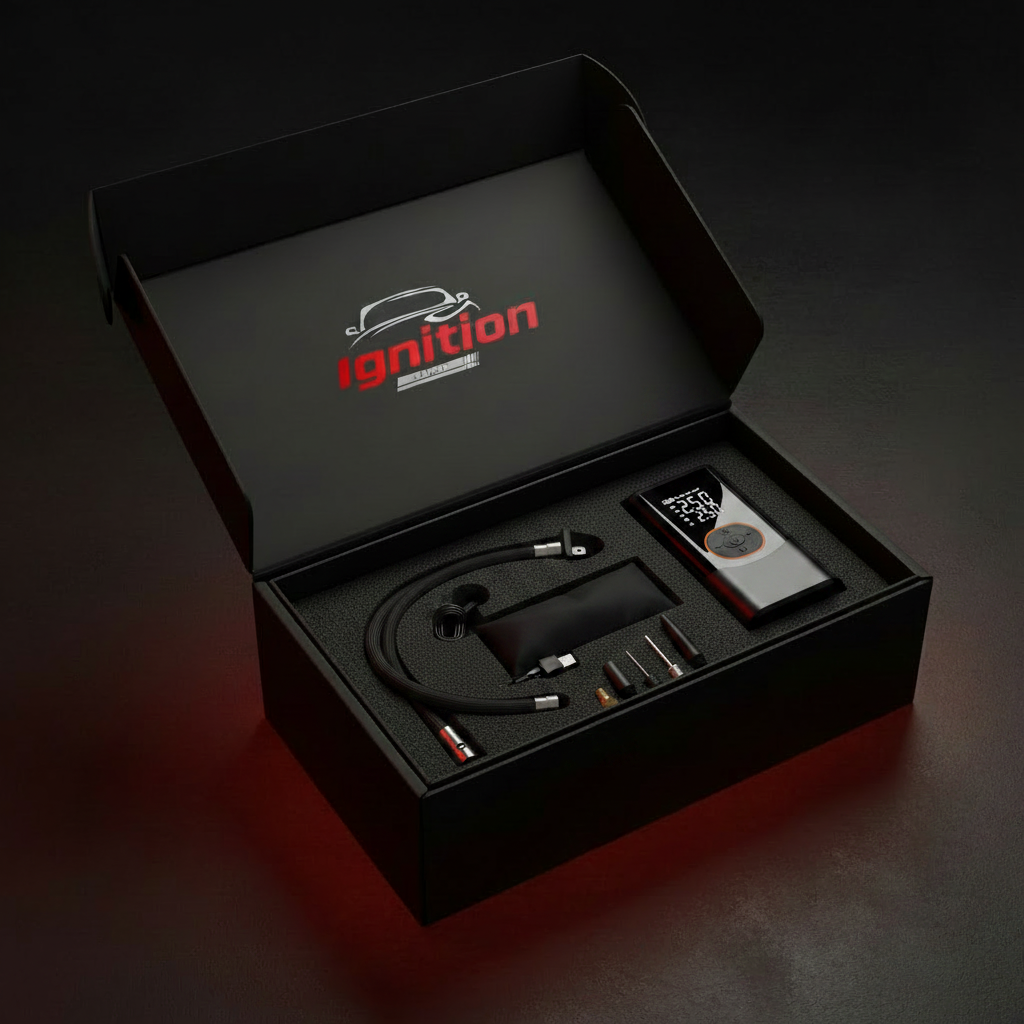 Ignition Garage™ — Portable Smart Tyre Inflator